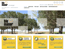 Tablet Screenshot of biomaser.es